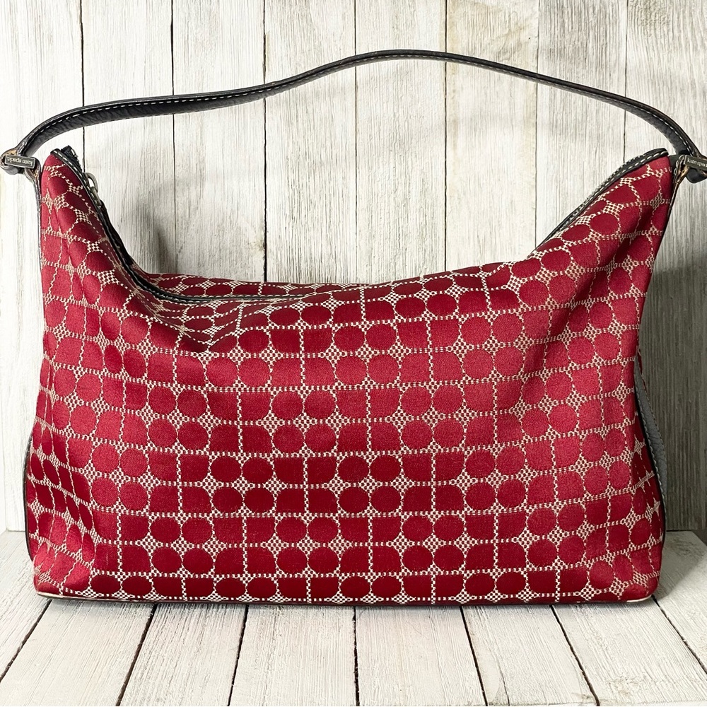 KATE SPADE Dot Noel Large Ruby Handbag Shoulder Bag Purse